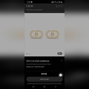 PETIT CD STUD EARRINGS